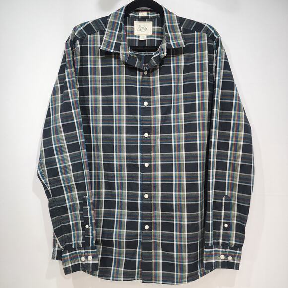 Bixby Nomad Long Sleeve Button Up Multicolor Shirt L Slim - Picture 1 of 8